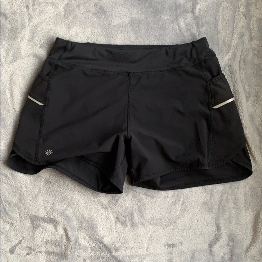 Black Athleta shorts